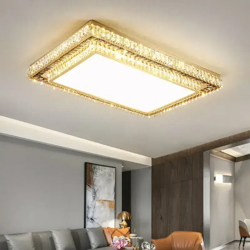 Modern Lamps Buildings Living Room Ceilings Indoor Led Gold Ceiling Lights