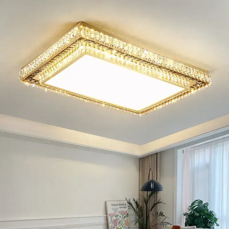 Modern Lamps Buildings Living Room Ceilings Indoor Led Gold Ceiling Lights