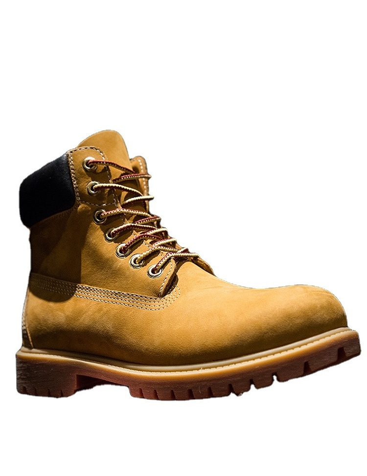 classic boots men's rhubarb boots high-top British tooling men's shoes autumn waterproof men's boots