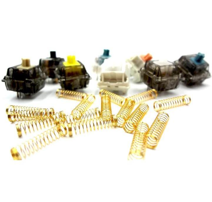 Mechanical Keyboard Spring Gold General Purpose Switch Coil Compression Spring Mechanical Keyboard Spring