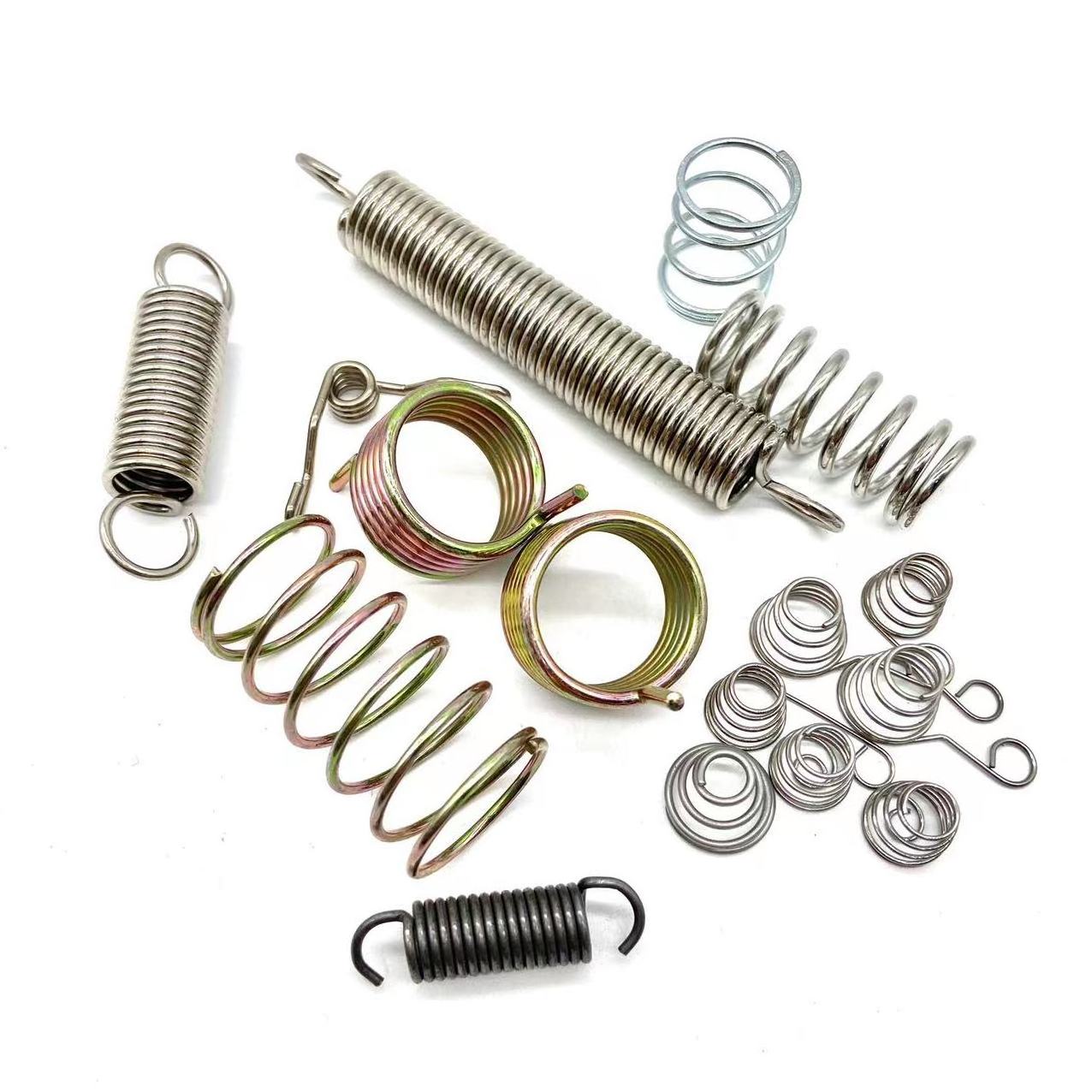 Custom Spiral Spring Stainless Steel Sample Accepted Equipment Spare Parts Double Torsion Spring Tension Compression Spring