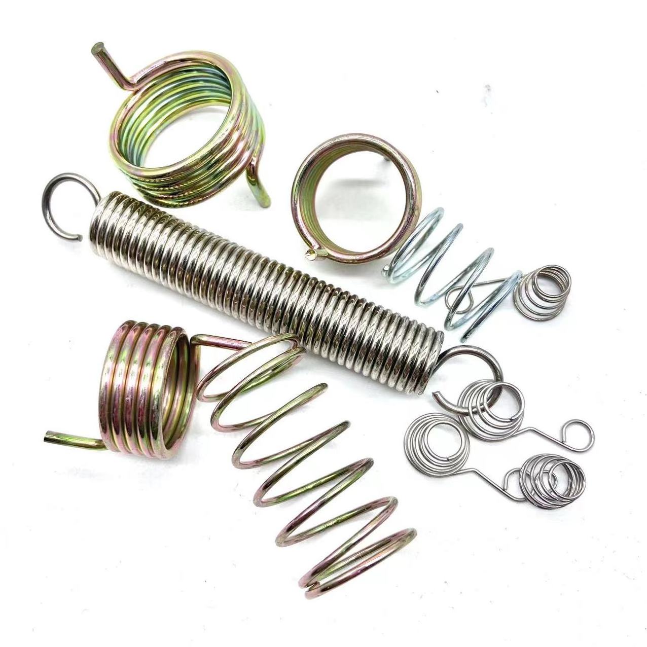 Custom Spiral Spring Stainless Steel Sample Accepted Equipment Spare Parts Double Torsion Spring Tension Compression Spring