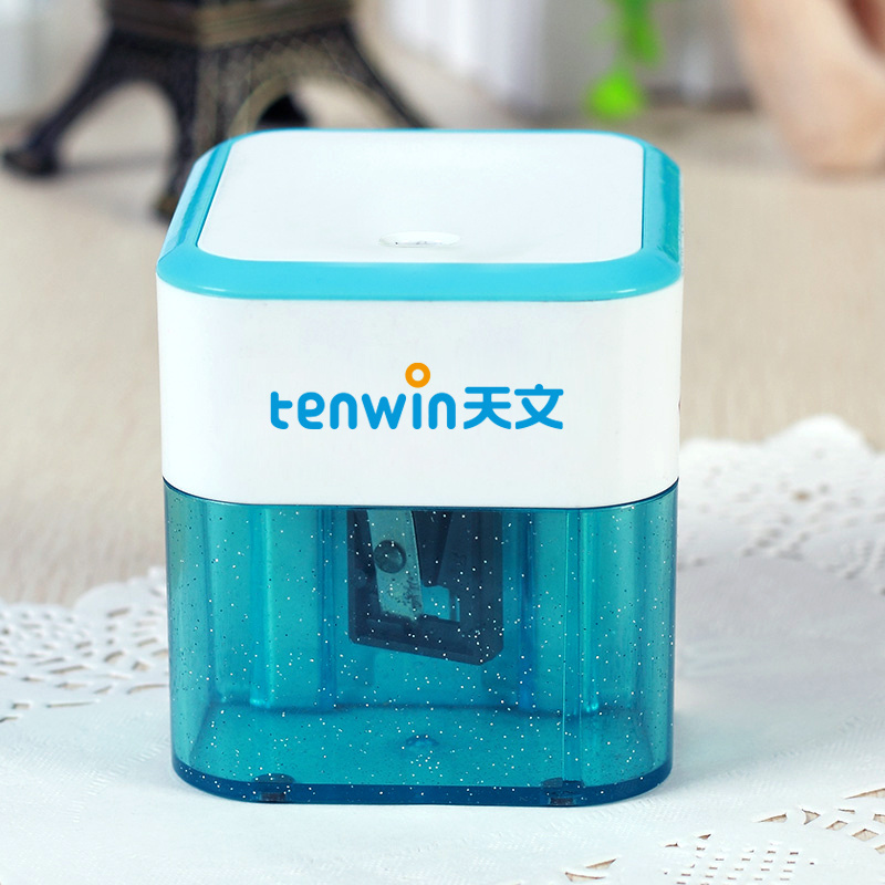 Tenwin 8003 Wholesale Use Battery Funny Automatic Pencil Sharpener For Kids