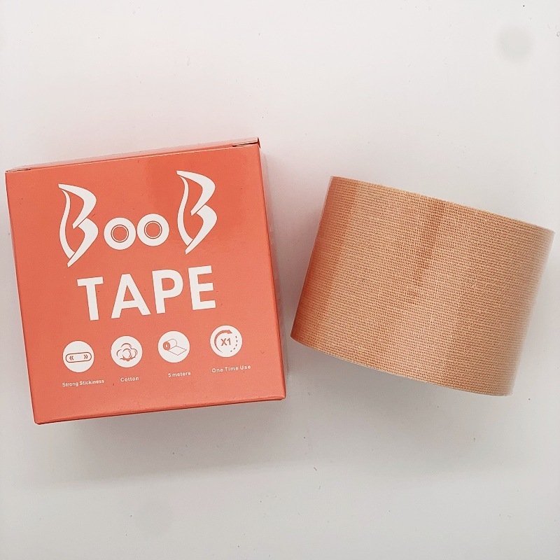 Breast Lift Boob tape with Reusable Nipple Covers,Waterproof Cotton Elastic Boob Tape Popular