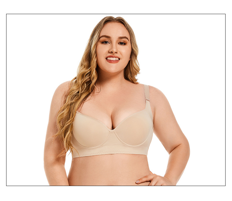 Women seamless bra Plus size push up bra