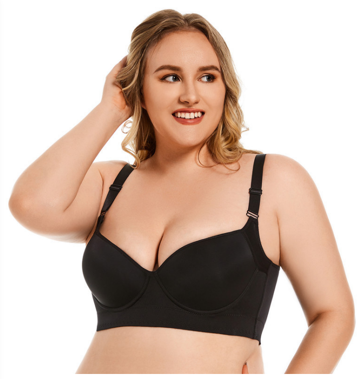 Women seamless bra Plus size push up bra