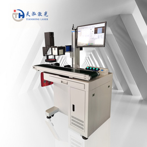 Desktop Fiber Laser Metal Marking Machine with CCD Camera Automatic Visual Positioning System