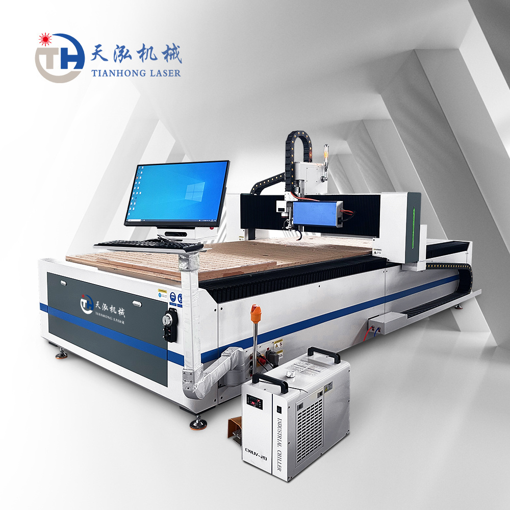 Jinan CNC Fiber Laser Engraving Machine for Mirror Glass Sandblasting Paint Removing