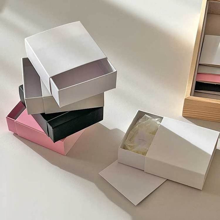 Wholesale Colored Personalized  Pink Custom Safety Sliding Drawer Box Match Packaging Luxury Candle Match Box