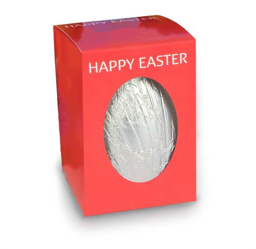 Luxury handmade cardboard Easter kids gift packaging custom design For chocolate oval egg shaped paper box