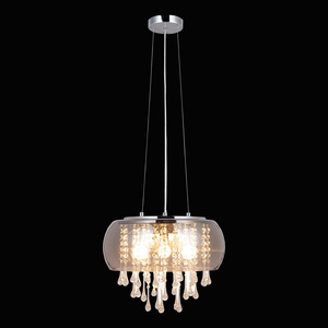 72W Round chandeliers lighting fixtures pendant lighting chandelier modern black white casing available