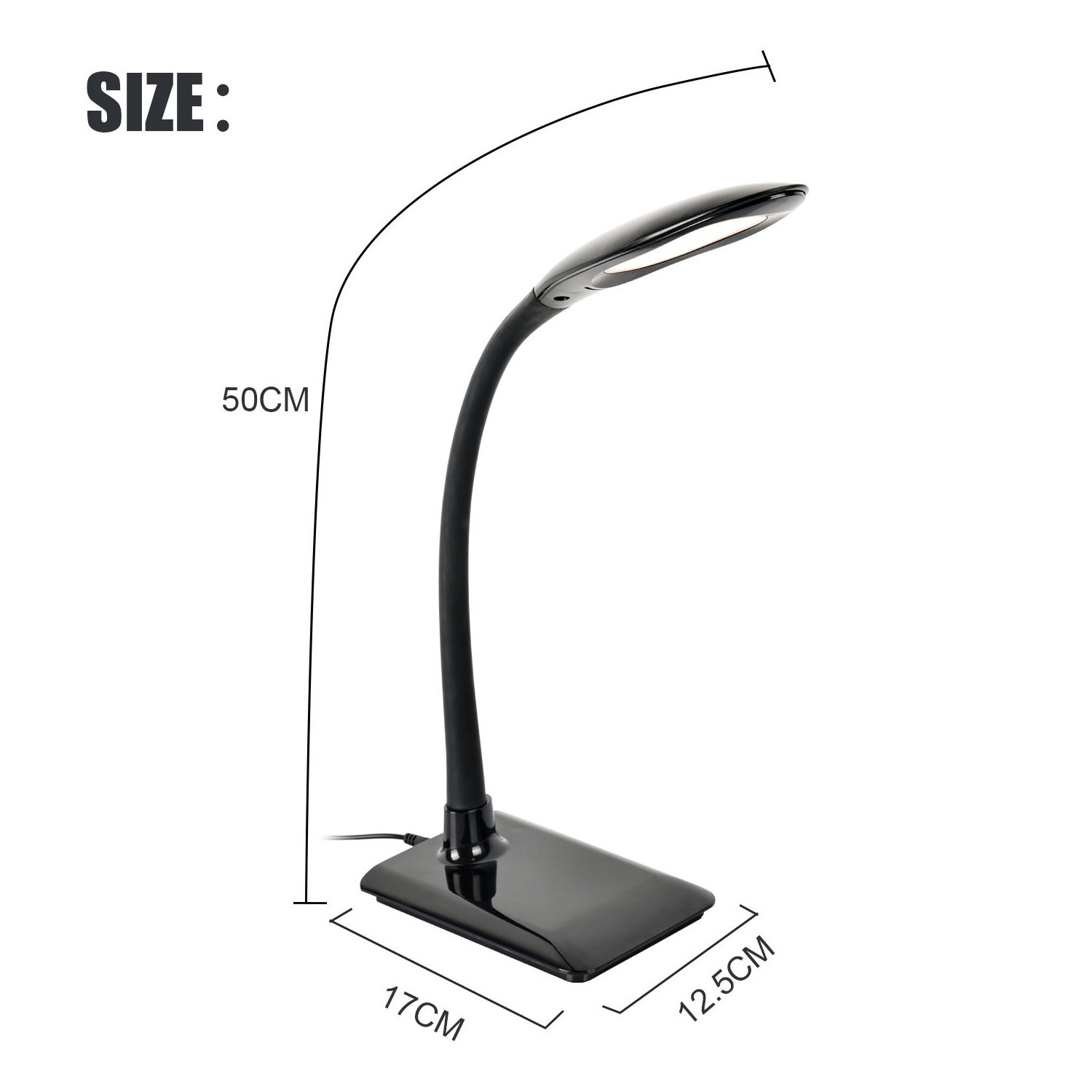 Nordic portable fashion wind folding flexible chrome stand touch control desk lamp dual head led reading lamp