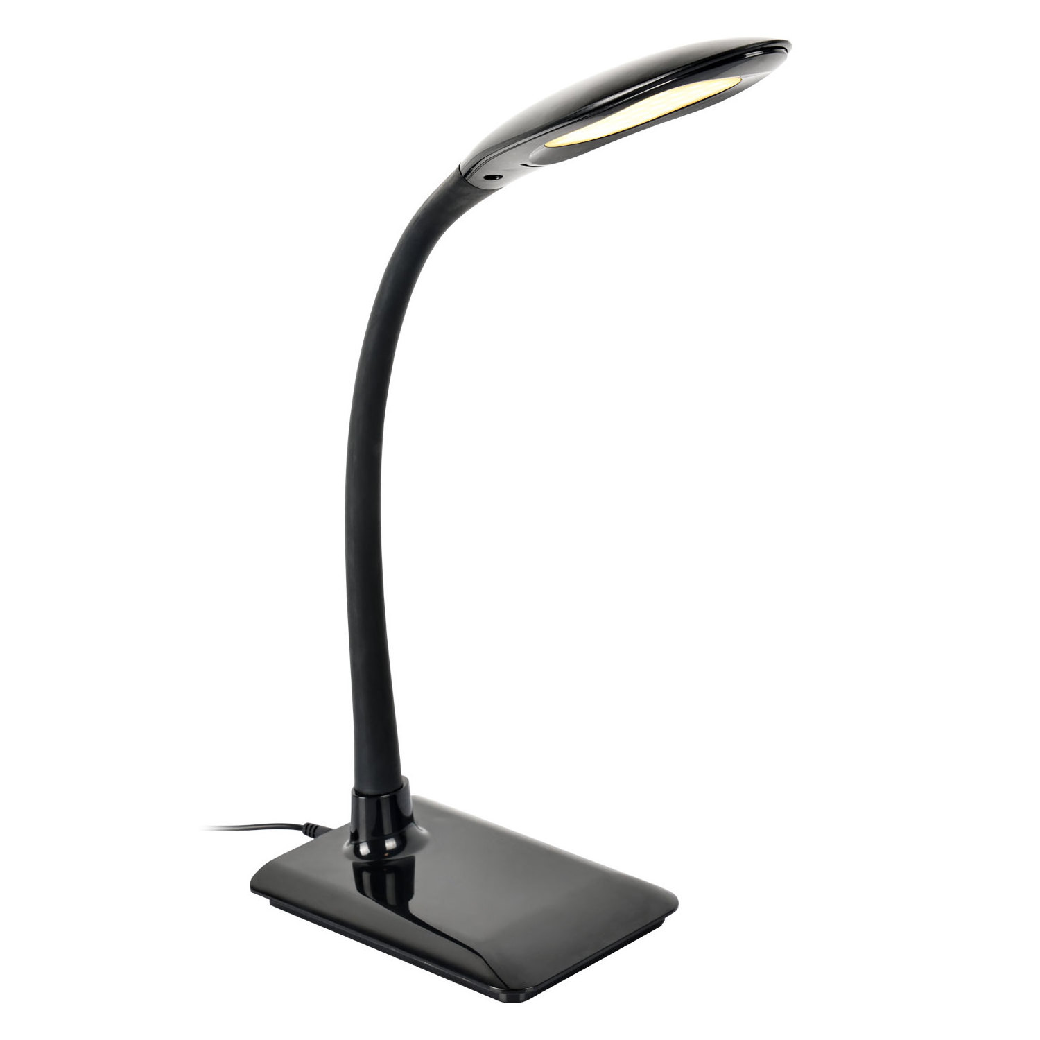 Nordic portable fashion wind folding flexible chrome stand touch control desk lamp dual head led reading lamp