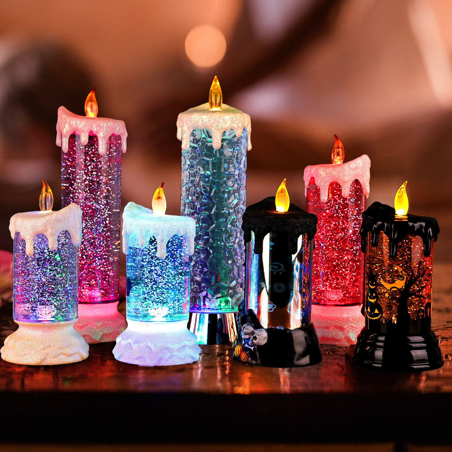 TIANHUA Wholesale Long Lasting Battery Operated Electric Flameless Led Votive Tealight Candles With Bright Warm Light