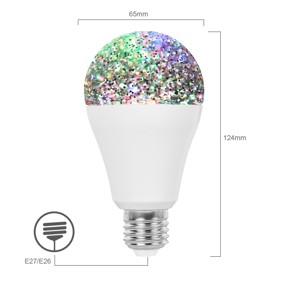 A19 A60 4W LED 3D LED RGB color change Light Bulb E27 E26 2200k 500 lumens Edison lamp bulb holiday decorations Light Bulb