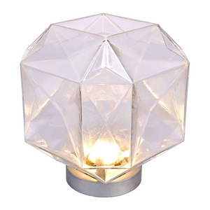 Retro Indoor Decoration Glass Mushroom Lamp Bedroom Bedside Vintage Homestay LED Table Lamp