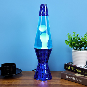 16 Years Factory TianHua Wholesale Blue lens Rocket Table Light Giant Lava Lamp