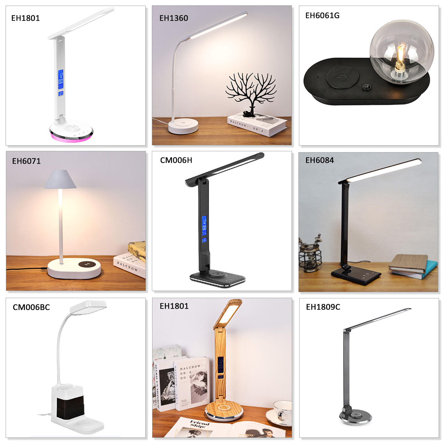 Black Color Flexible Gooseneck Led Reading Table Lamp, Adjustable Hose Desk Light, Office Study Swing Arm Desk Lamp