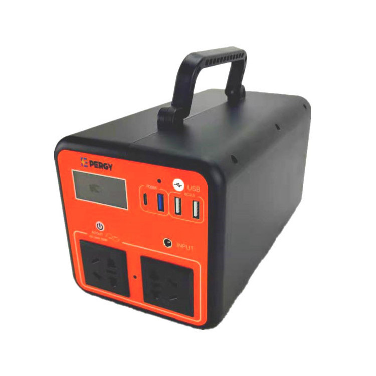 500W 110V Rechargeable Lithium Battery Outdoor Emergency Mini Solar Generator Ac Portable Power Station lifepo4 battery