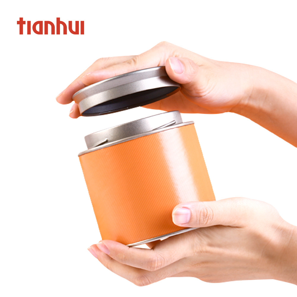 Composite Food Grade Cardboard Paper Tube Airtight Container Canister