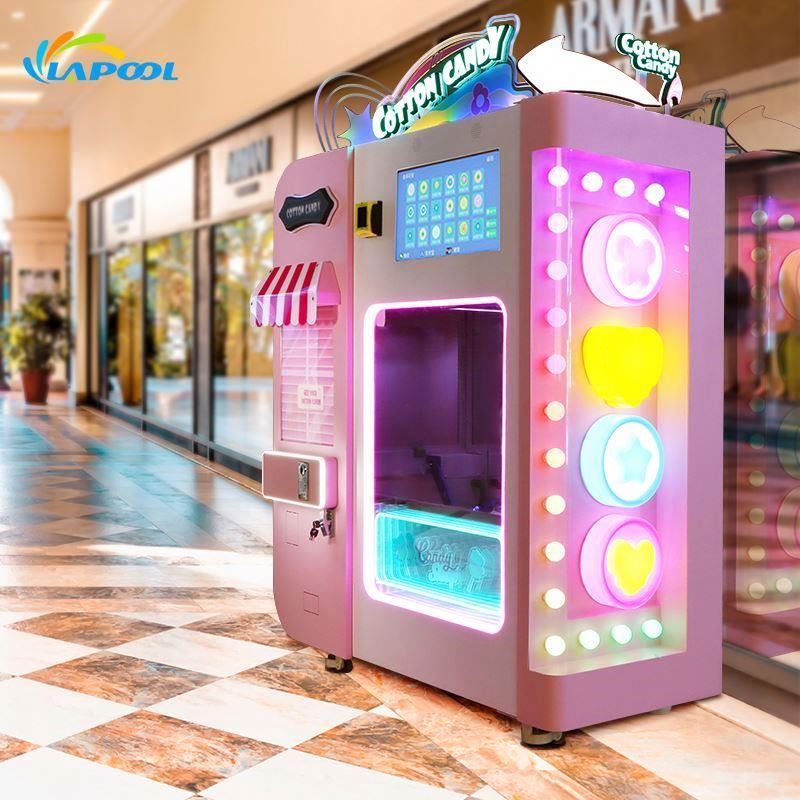 Wholesale Machining Machine Automatic Vending Machine For Cotton Candy