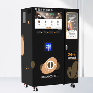 High Tech Japan Italy Coin And Card Operated Automatic Hot And Cold Beverage Coffee Vending Machines For Sale