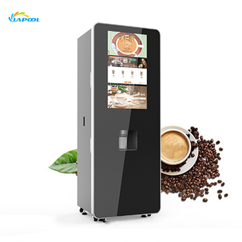 Hot Sale Commercial Automatic Hot Chocolate Milk Tea Italian Instant Coffee Maker Vending Machine