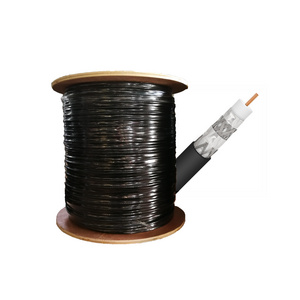 TIANJIE-AWG18 CCS/BC Quad Shielded RG6 FPE Insulation 305m or 1000ft Coaxial Cable for CCTV CATV