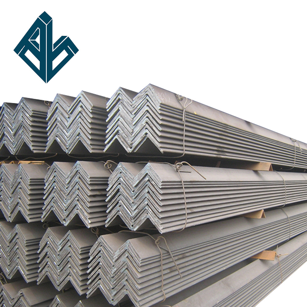 Hot sale 80x80 hot dipped MS equal unequal iron steel angles 201 304 316L stainless bar