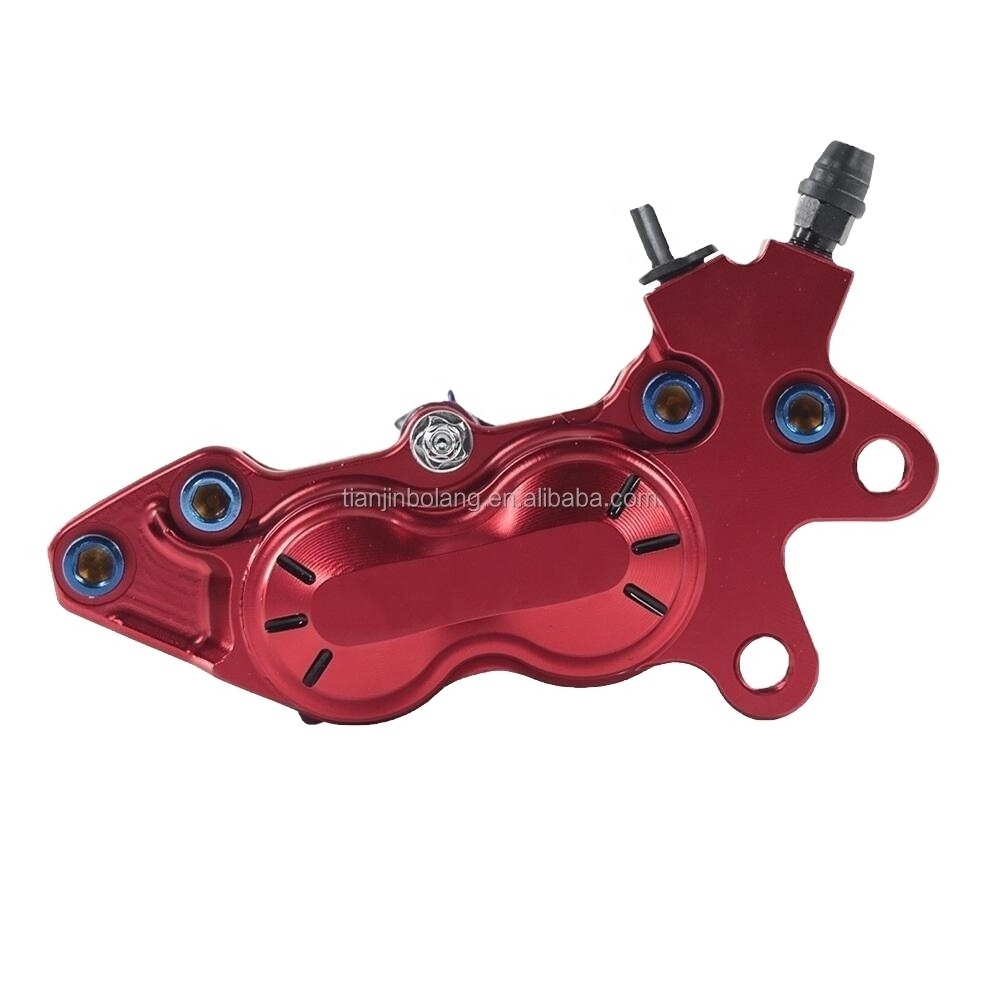 New Style 4 Piston Customization Alu Universal Motorcycle Motocross Bicycle  -Right Brake Calipers  front cylinder brake pump