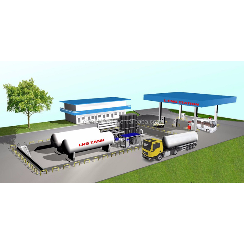 Factory Supplier Small Cryogenic Lng Storage Tank Cryogenic Liquefied Gas Station