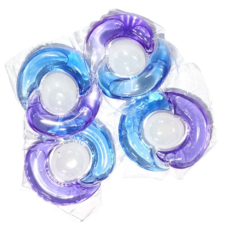 High Quality Laundry Pod Water Soluble Lasting Smell Liquid Laundry Detergent Capsules with fabric softener beads