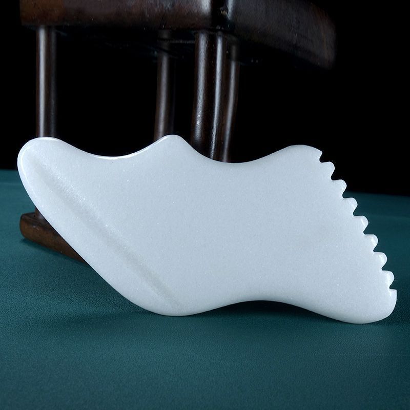 White Jade Lymphatic Drainage Tool Gua Sha Tools For Body Therapy Massage Anti Cellulite Massage Tool Lymphatic GuaSha