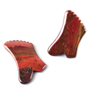 New Arrival High Quality Mookaite Gua Sha Stone Mookaite Jasper Guasha Scraping Massage Tools for Face Lifting