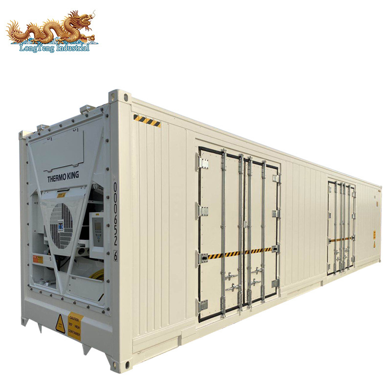 40ft 2 Side Door Opening Thermo King Refrigerator Freezer Cold Storage Room Reefer Container 40 feet price for Sale