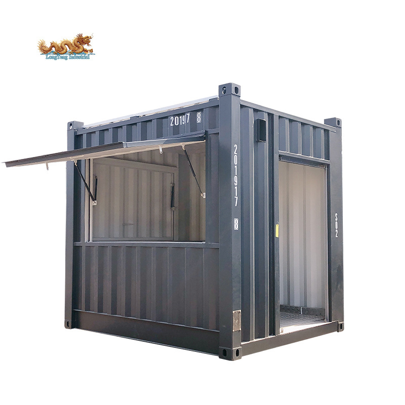 Prefabricated Modular Mobile 10ft Mini Pop-Up Coffee Store Shop Container Coffee Shop Bar