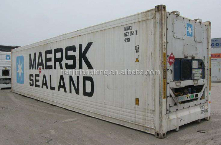 Minus 18 Degree Reefer Main Ports Used Refrigerated  40ft High Cube Reefer Container 40 feet Carrier Used for Sale