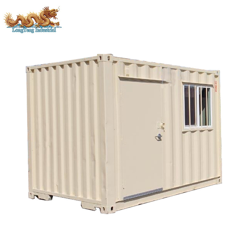 Mobile Mini Small Prefab Modular 8ft 10ft Storage Shipping Container Office 10ft