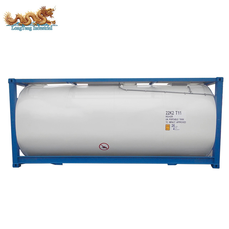 25000 Liters China Stock UN T11 ISO 316L Stainless Steel Tank Containers 20ft for Sale