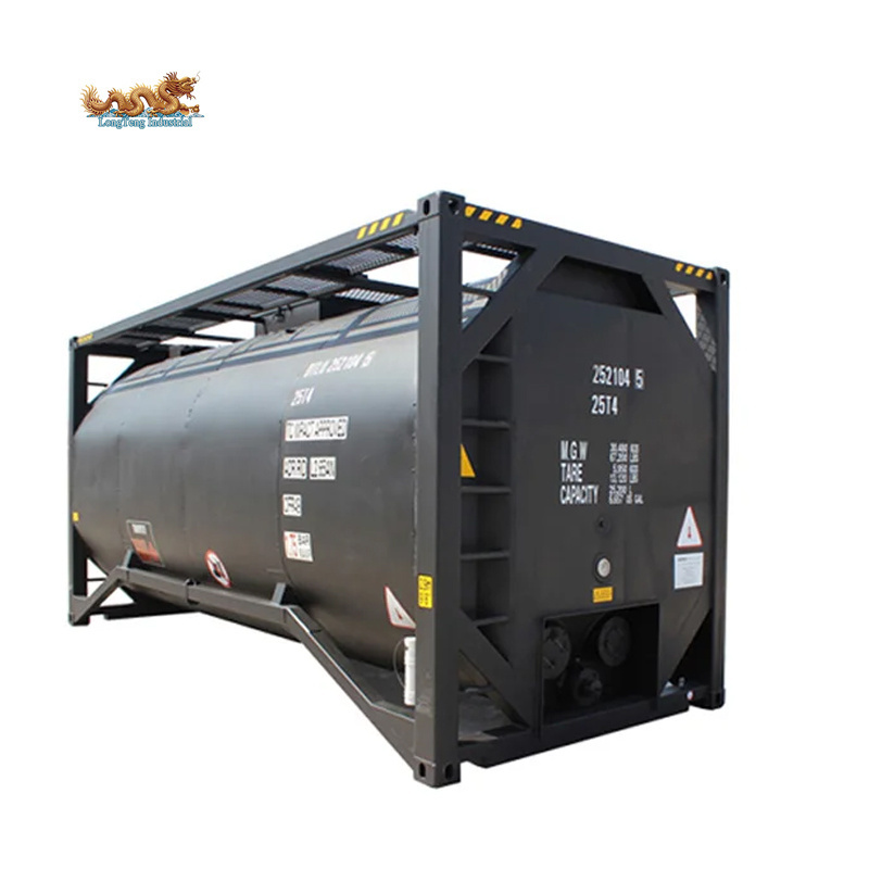 ISO ASME Standard 20ft Heated Bitumen Storage Tank Container with Electric Heating System