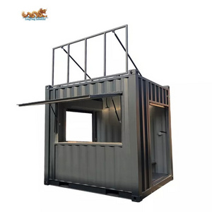 Mobile Store Pop Up Cafe Bar 10ft Movable Shipping Container Coffee Shops for sale