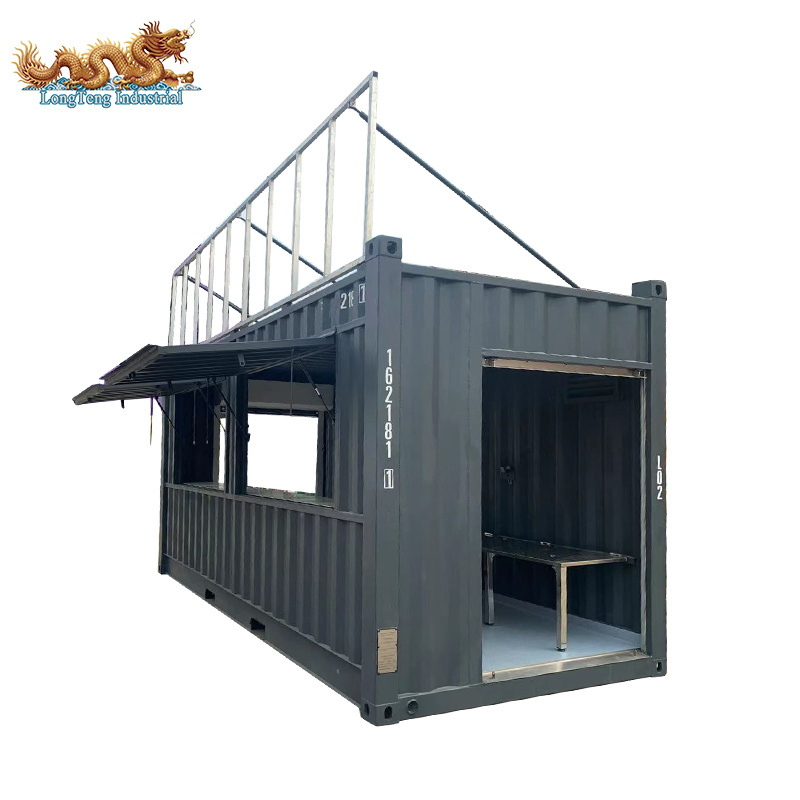 Mobile Store Pop Up Cafe Bar 10ft Movable Shipping Container Coffee Shops for sale