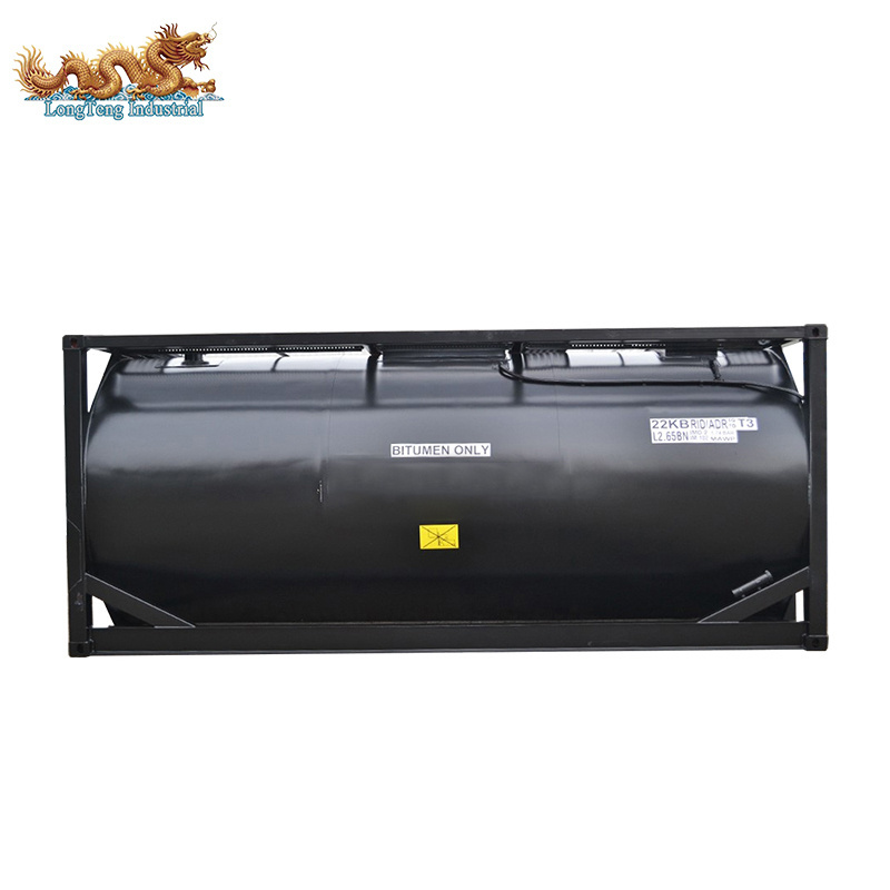 ISO ASME Standard 20ft Heated Bitumen Storage Tank Container with Electric Heating System