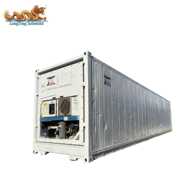 Minus 18 Degree Reefer Main Ports Used Refrigerated  40ft High Cube Reefer Container 40 feet Carrier Used for Sale