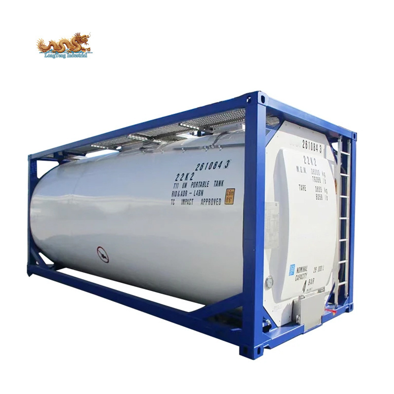 UN T3 ASME Standard Food Grade Milk Transportation SUS 316L 20ft ISO Tank Container Price