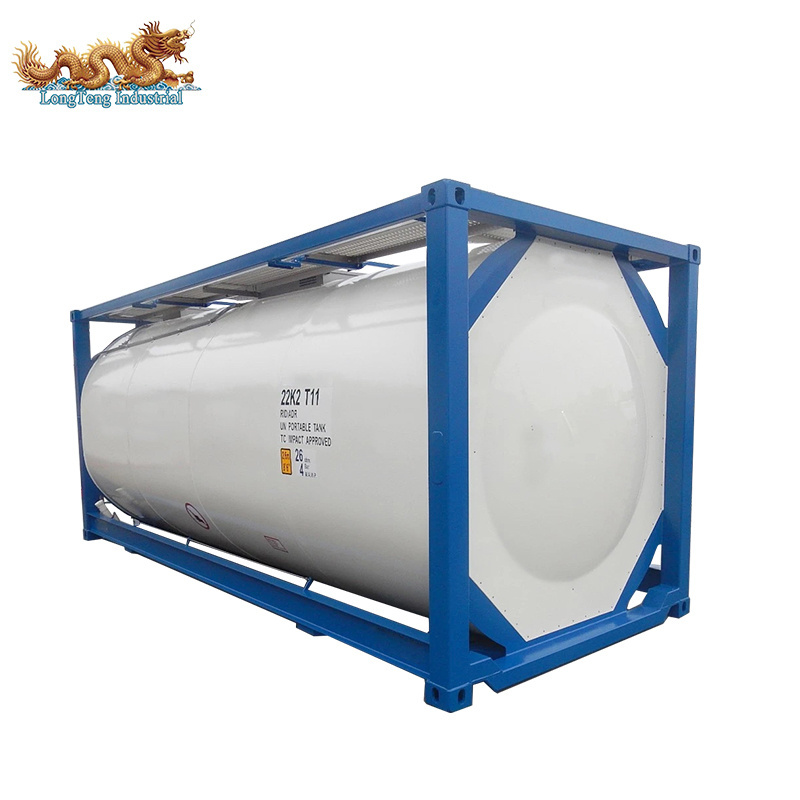 25000 Liters China Stock UN T11 ISO 316L Stainless Steel Tank Containers 20ft for Sale