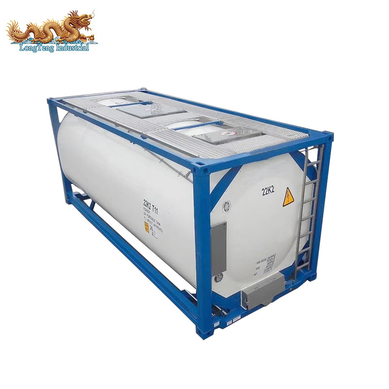 25000 Liters China Stock UN T11 ISO 316L Stainless Steel Tank Containers 20ft for Sale