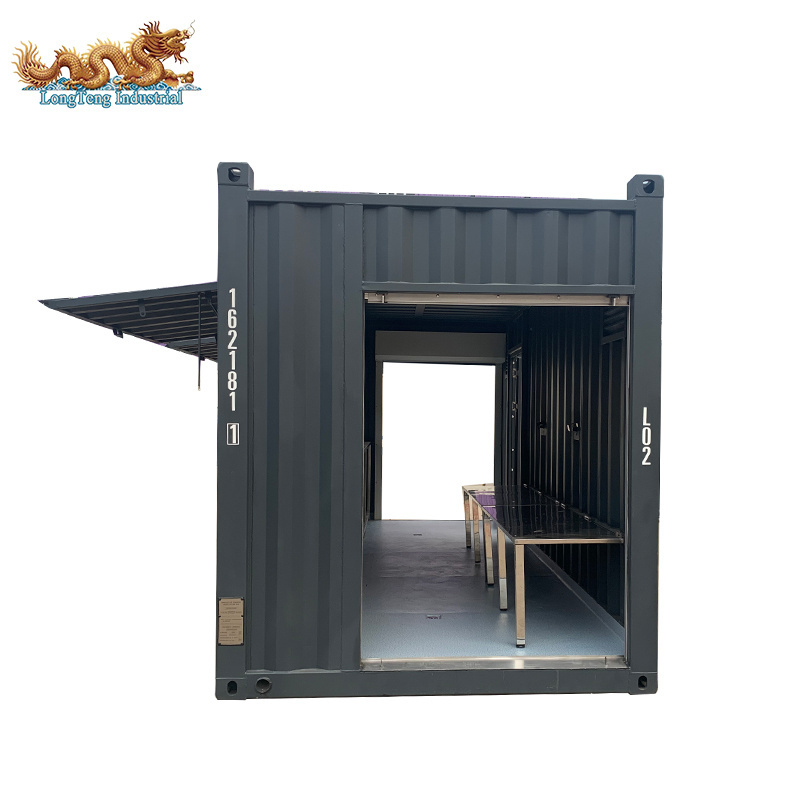 Mobile Store Pop Up Cafe Bar 10ft Movable Shipping Container Coffee Shops for sale