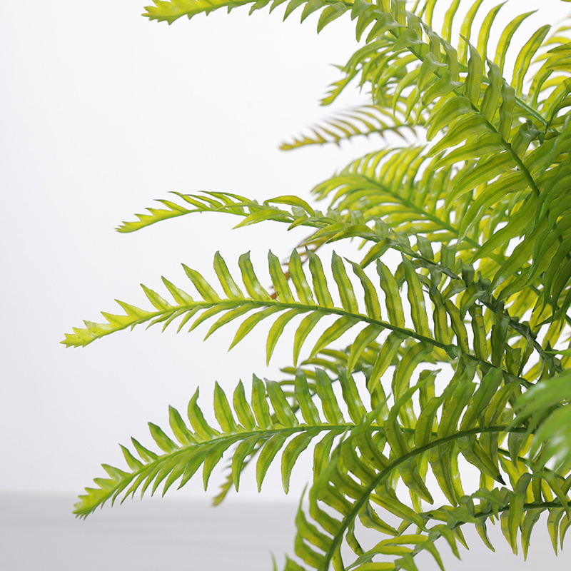 Popular Artificial Flower Plant Plastic Fern Leaves Persian Grass Spray For Decorative Flower