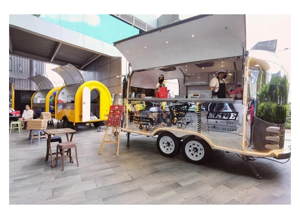 Pink Food Truck for Coffee and Rent